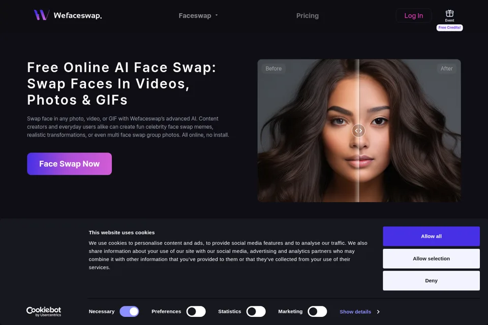 Landing page preview