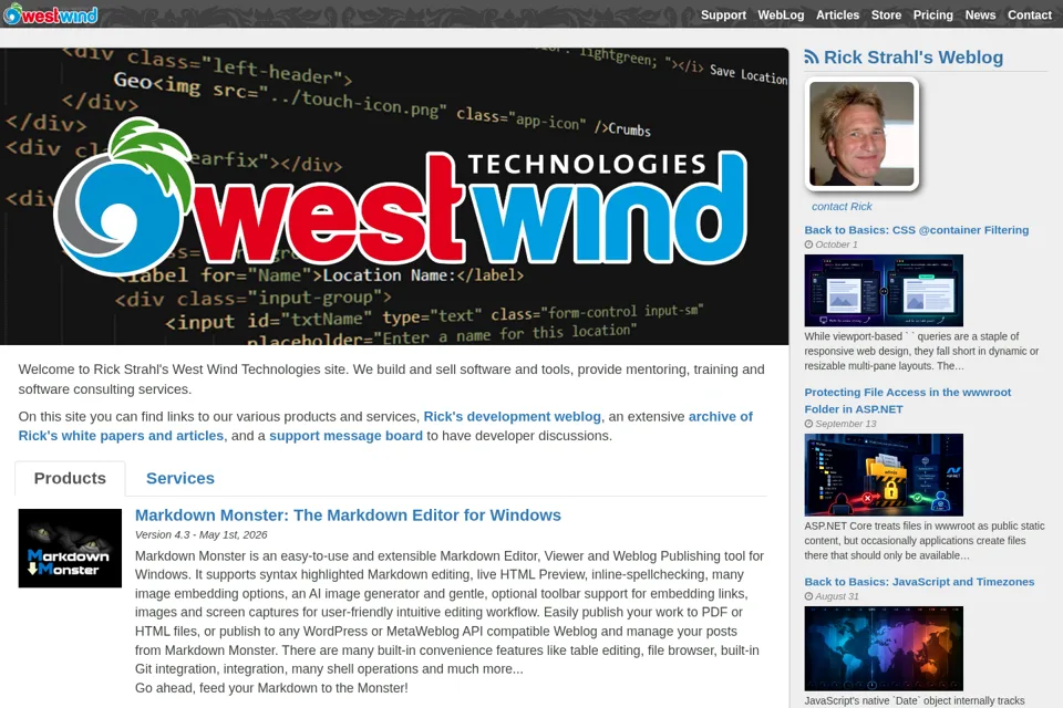 Landing page preview