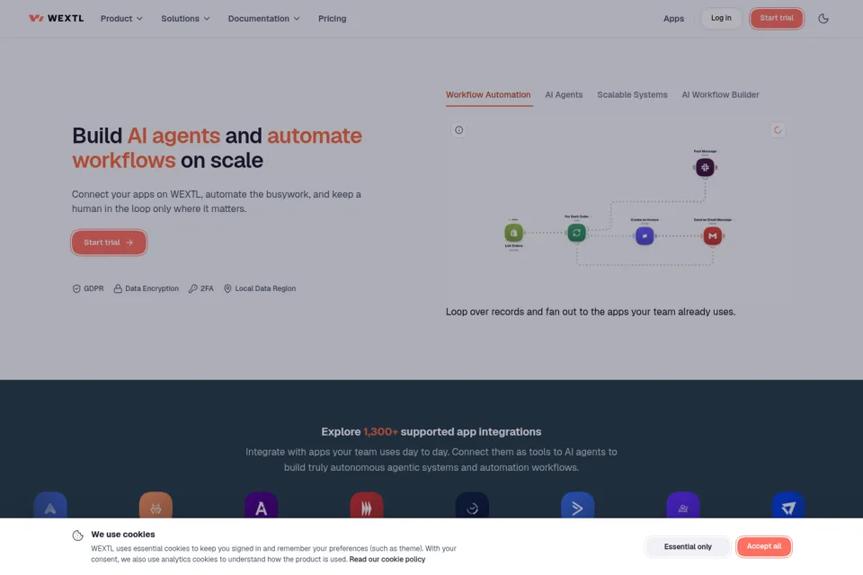 Landing page preview