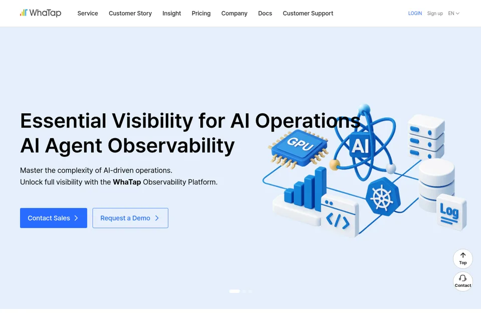 Landing page preview