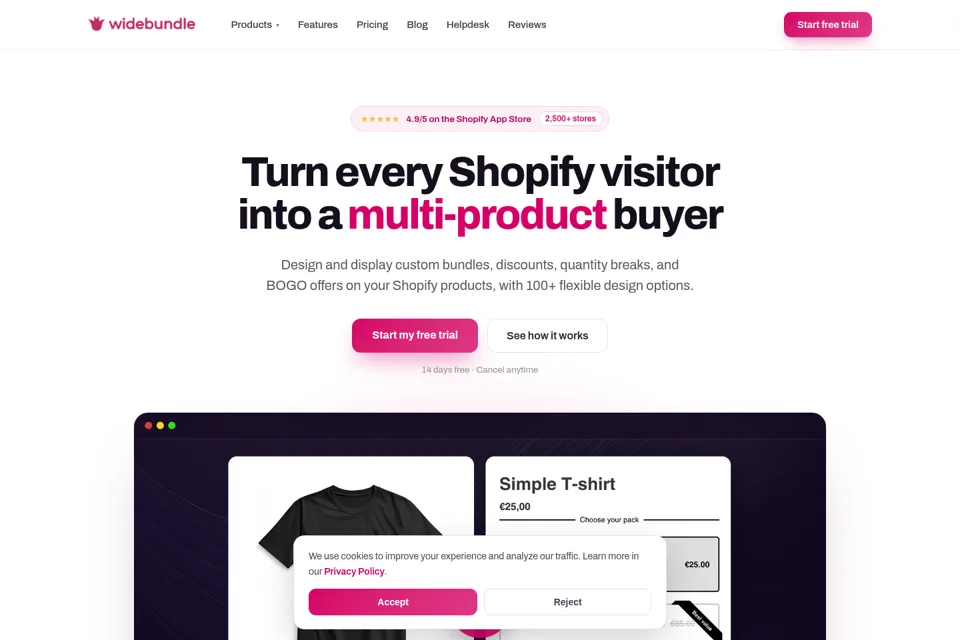 Landing page preview