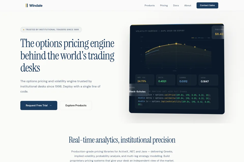 Landing page preview