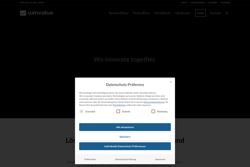 Landing page preview