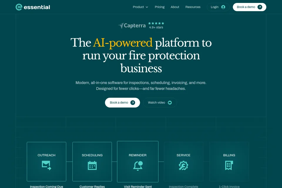 Landing page preview
