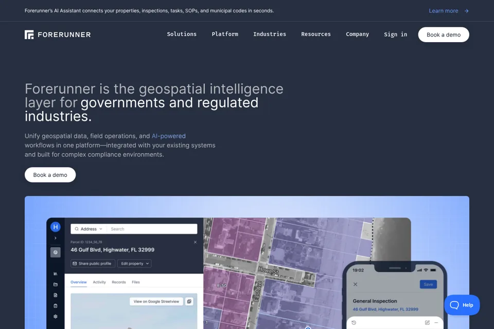 Landing page preview