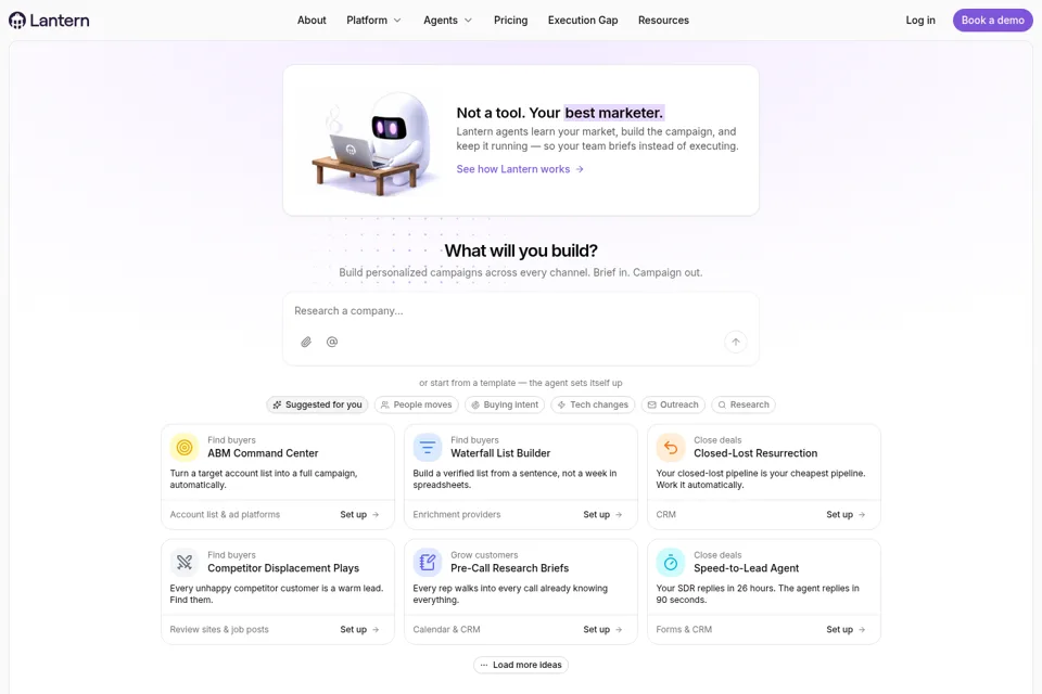 Landing page preview