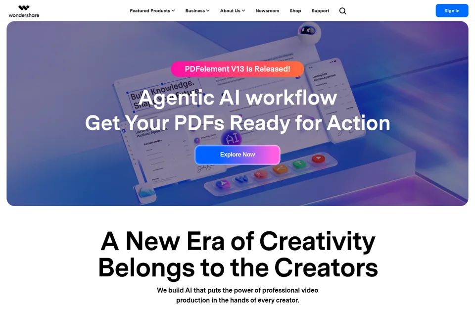 Landing page preview