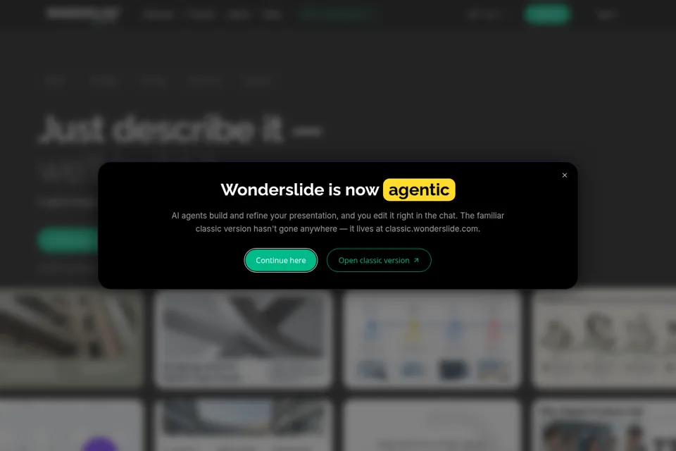 Landing page preview