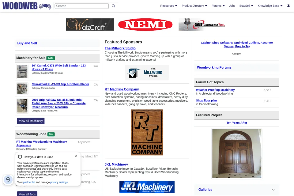 Landing page preview