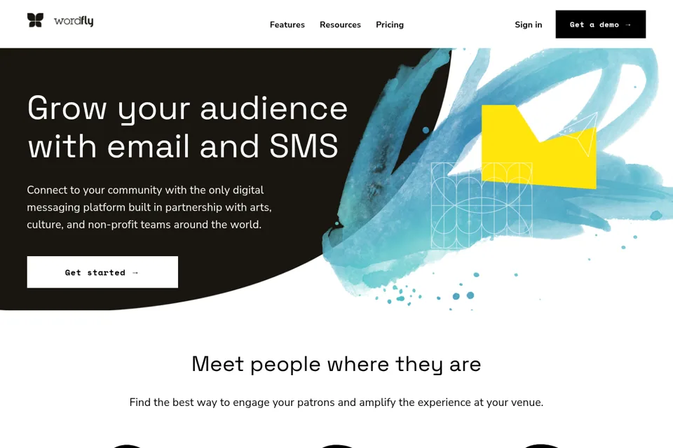 Landing page preview