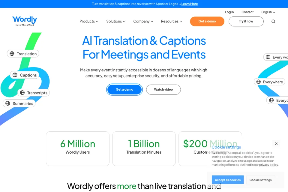 Landing page preview