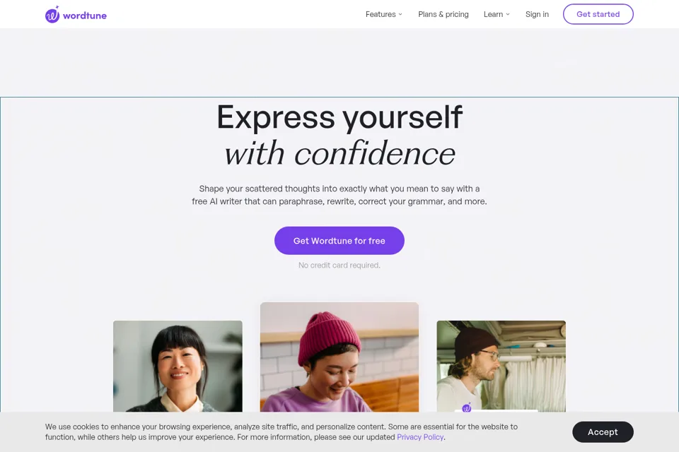 Landing page preview