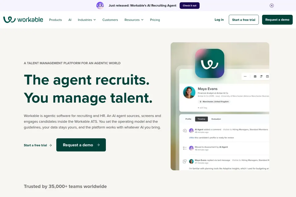 Landing page preview