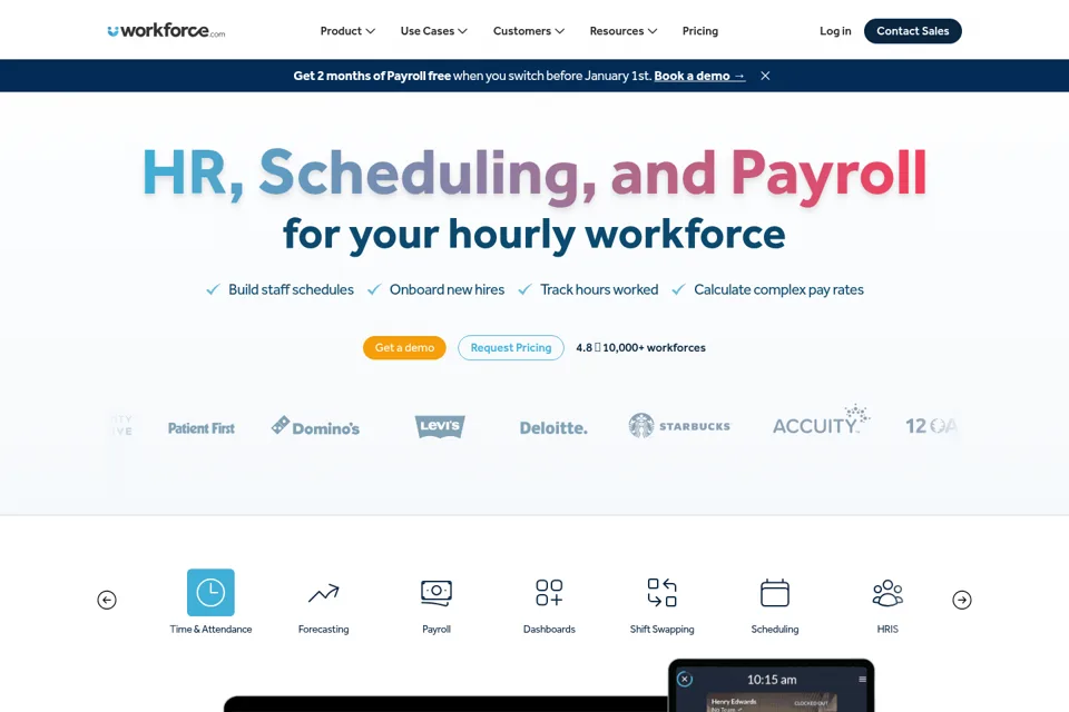 Landing page preview