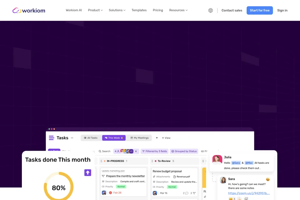 Landing page preview