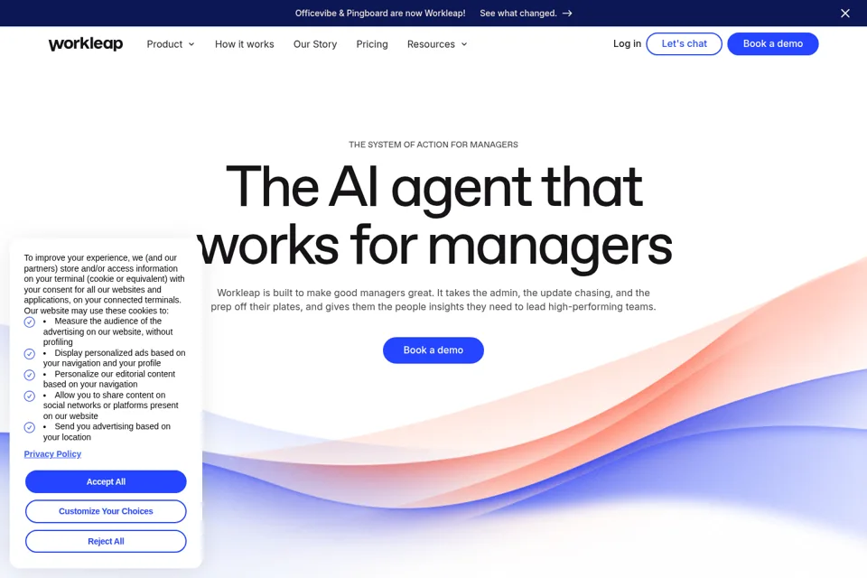 Landing page preview