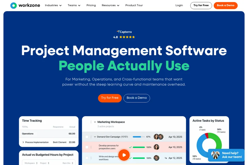 Landing page preview