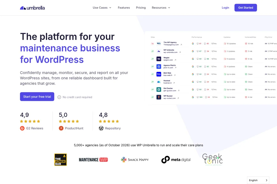 Landing page preview
