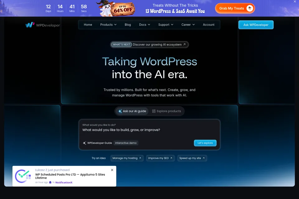 Landing page preview