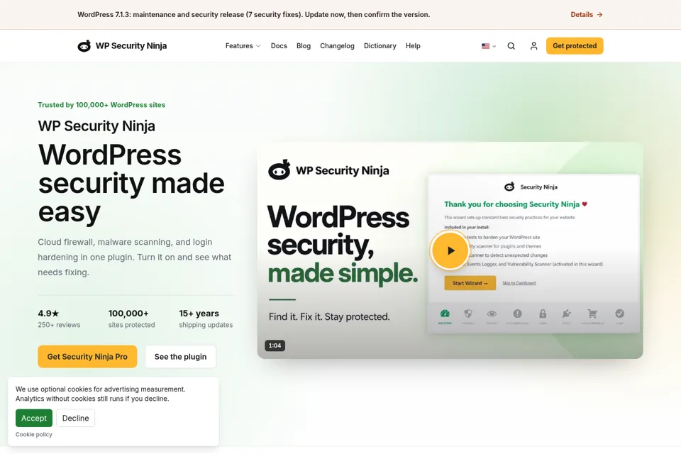 Landing page preview