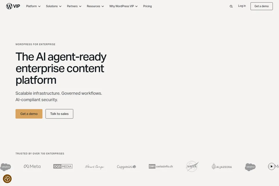 Landing page preview