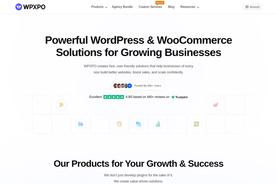 Landing page preview