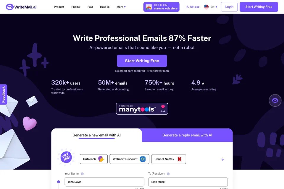 Landing page preview