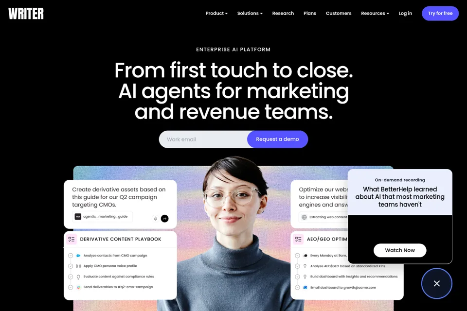 Landing page preview