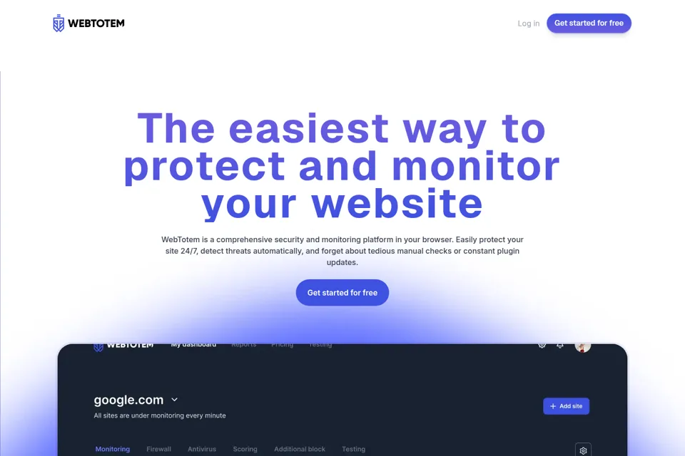 Landing page preview