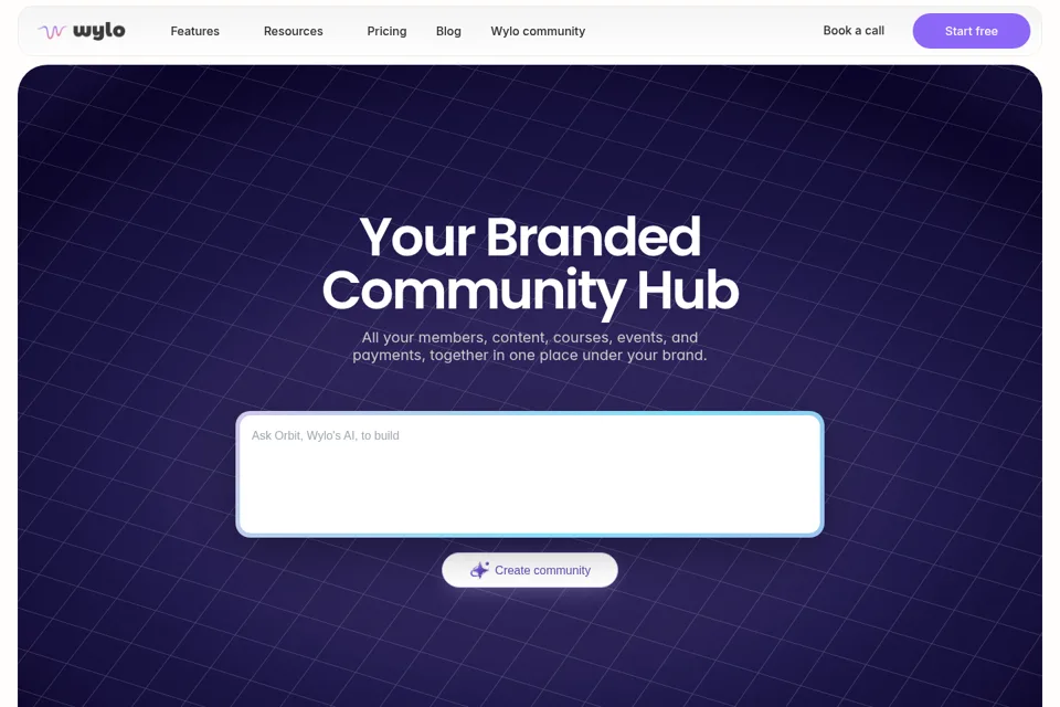 Landing page preview