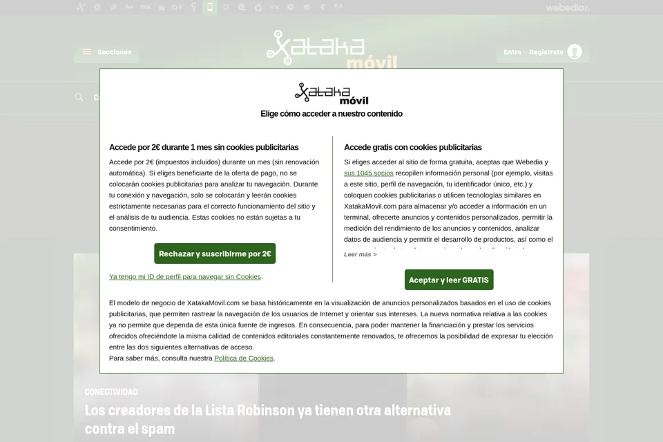 Landing page preview