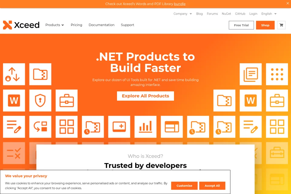 Landing page preview