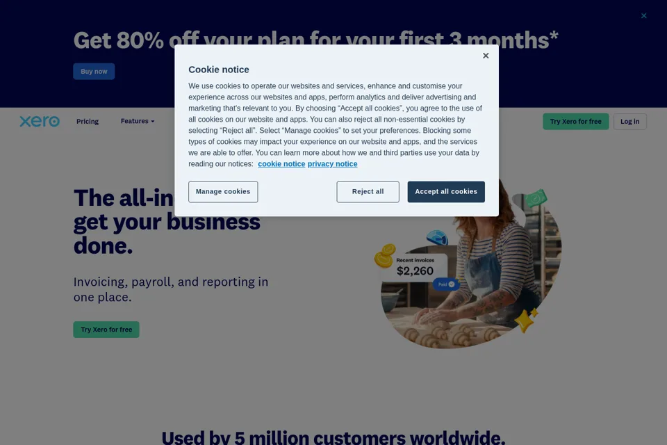 Landing page preview
