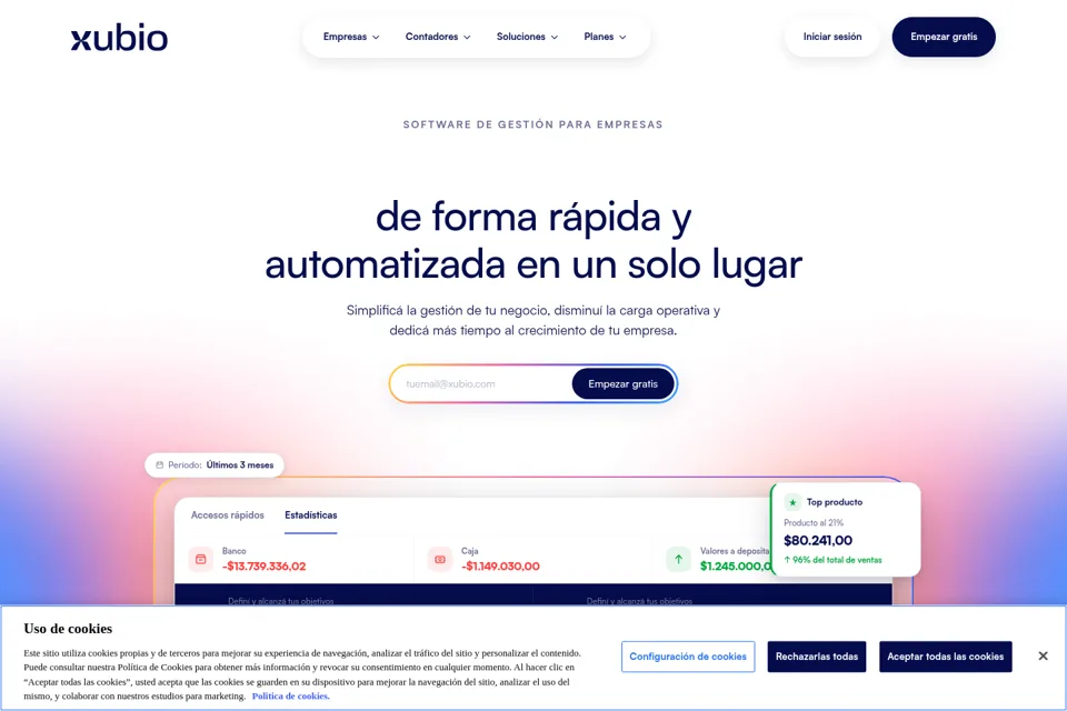 Landing page preview