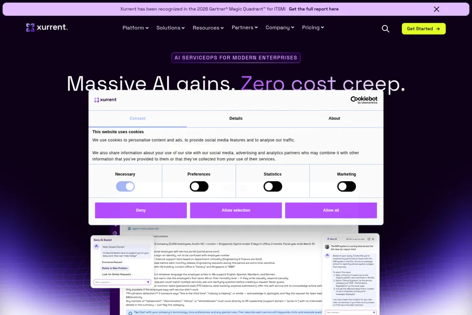 Landing page preview