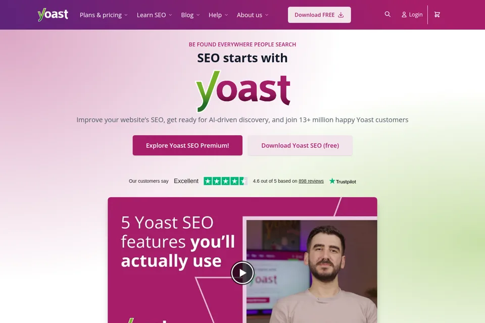 Landing page preview