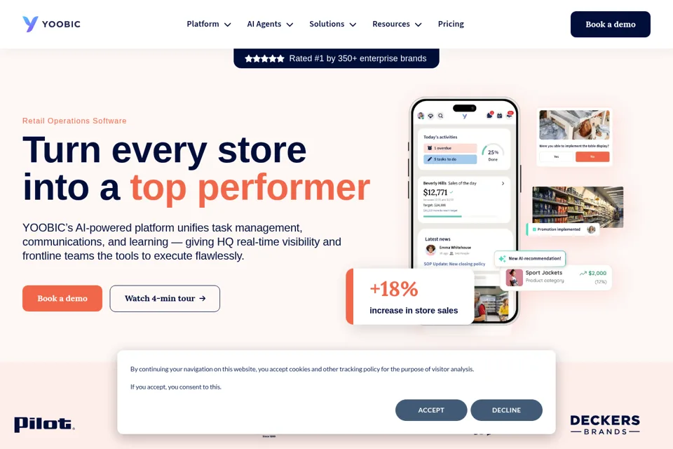 Landing page preview