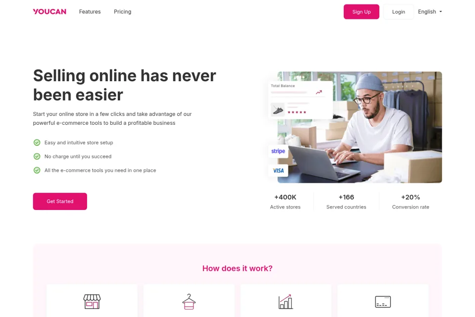 Landing page preview