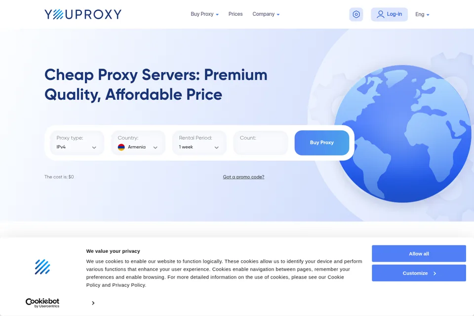 Landing page preview