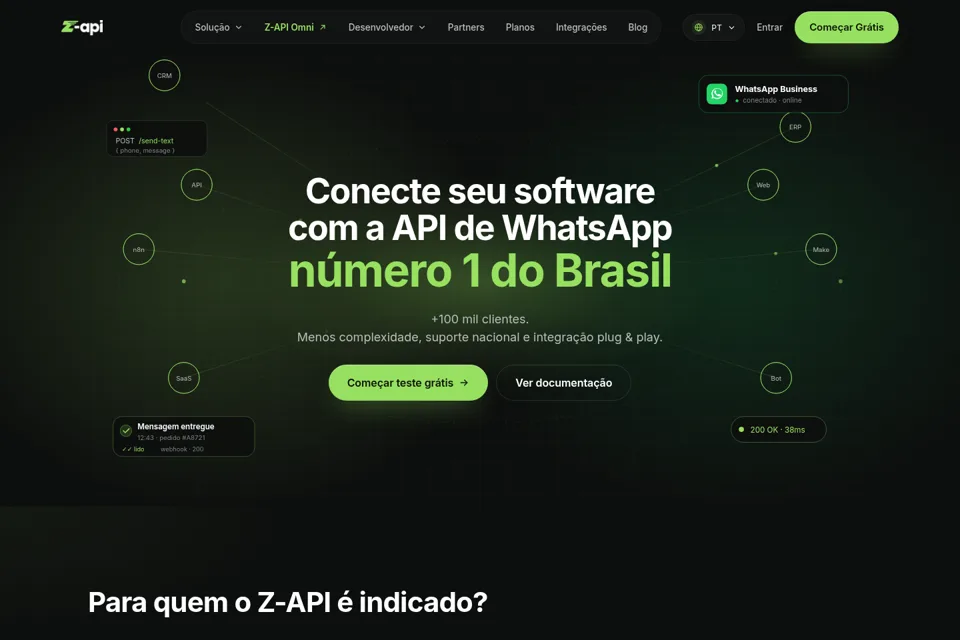Landing page preview