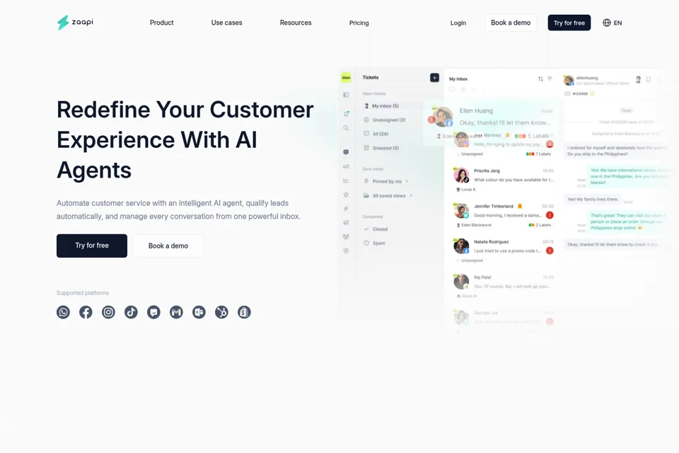 Landing page preview