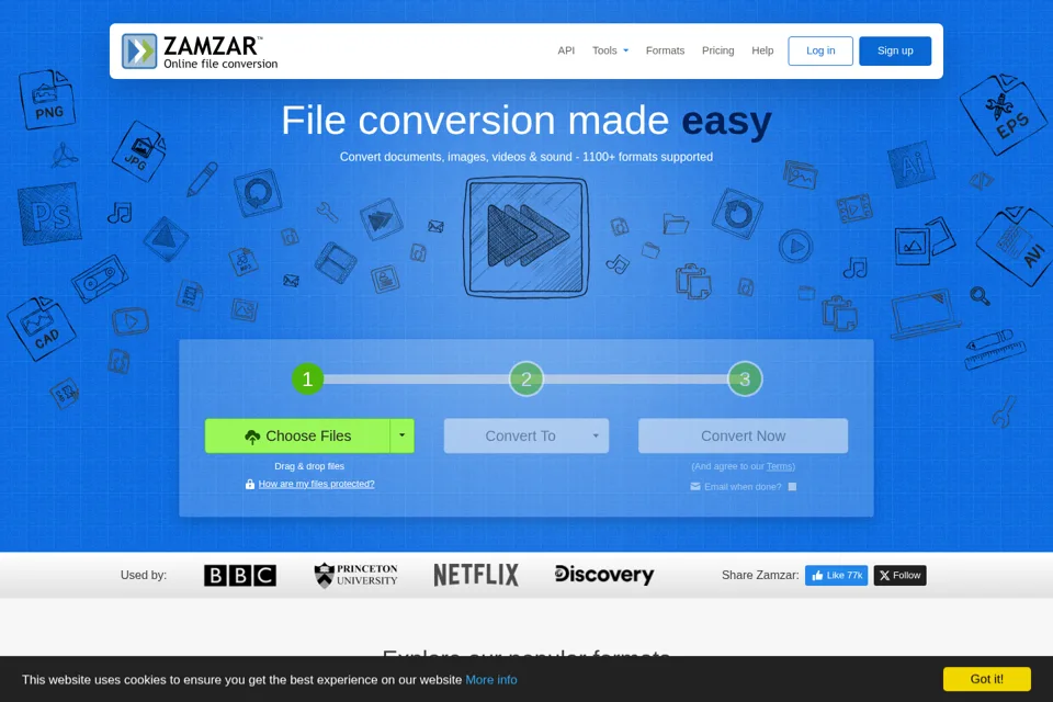 Landing page preview