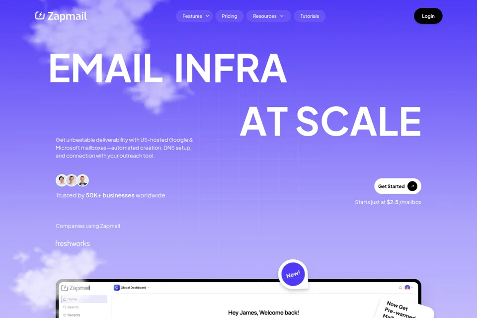 Landing page preview