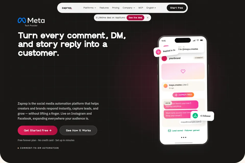 Landing page preview