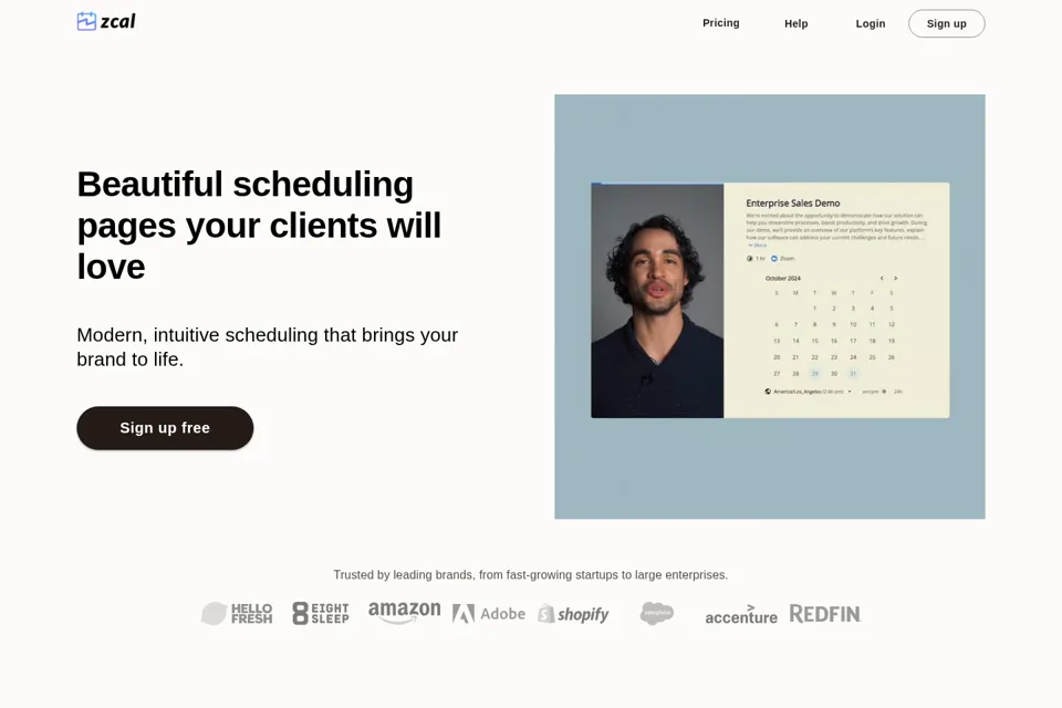 Landing page preview