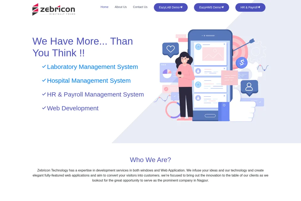 Landing page preview