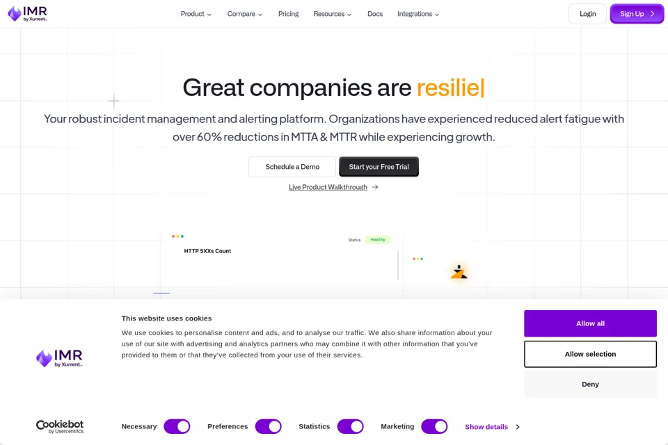 Landing page preview