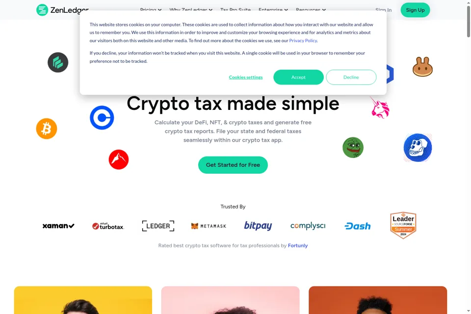 Landing page preview