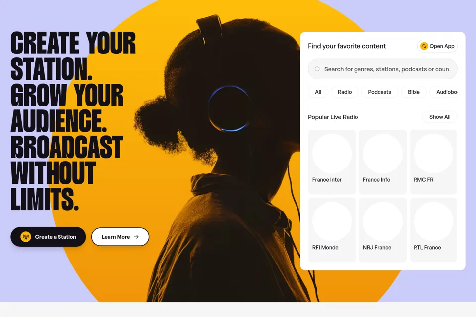Landing page preview