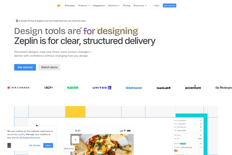 Landing page preview